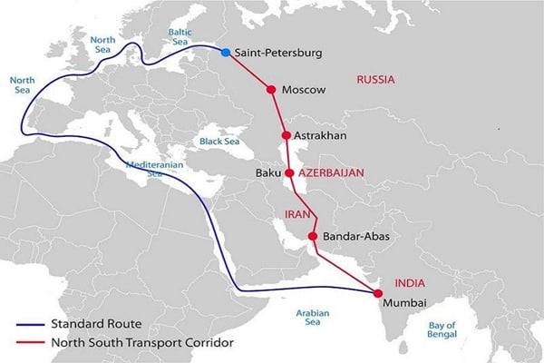 L&#39;Inde et la Russie prévoient d&#39;ouvrir une nouvelle route commerciale via  l&#39;Iran malgré la menace de sanctions américaines | bilaterals.org